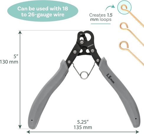 The Beadsmith One Step Looper – Create and Trim Consistent 1.5 mm Loops for Jewelry, Use With 18-26g Craft Wire in Saudi Arabia