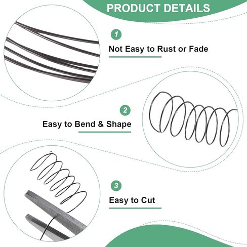 0.3mm Jewelry Wire, 28 Gauge 328FT Craft Wire Copper Beading Wire for Jewelry Making/Planting/Weaving/DIY Crafting, Soft Metal Wires [100M, Light Golden] in Saudi Arabia