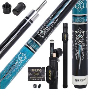 Pool Cue Stick,Low Deflection Shaft Billiard Cue Sticks with 1X1 Hard Case,Professional Billiards Ques Sticks with 13mm Tip,19.5/20/21 oz Pool Stick