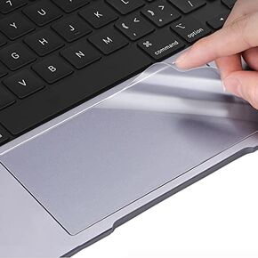 [2PCS] TrackPad Protector Skin for 2023-2020 MacBook Pro 13 Inch M2 A2338 M1 A2289 A2251 Track Pad Cover Skin for 2023 MacBook Pro 13 A2338 A2289 A2251 with Touch Bar Touch ID Laptop Accessories,Clear