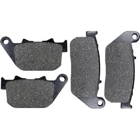 Brake Pads Front and Rear for Harley Davidson Sportster 1200 XL1200C Custom, Sportster 883 XL883 XL883C Custom, XL883R XL883N XL883L XL1200L XL1200N XL1200V