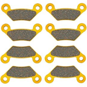 Front Rear Brake Pads Brakes for John Deere HPX 4X4 Gator 2010-2011 - XUV Gator 620i 850 D 2010 - (625i 825i 855D 2011 Rear Only) AM141182 MC0412