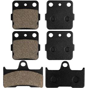 Front and Rear Brake Pad Replacement for Yamaha Grizzly 660 4x4 YFM660F YFM660FA YFM660FAH YFM660FAHD YFM660FASE YFM660FG YFM660FGH YFM660FLE