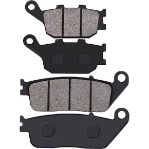 Front and Rear Brake Pads Compatible with Honda VT 1100 1300 Shadow 1100 ACE Sabre VT1100C2,Interstate 1300/Stateline 1300 VTX1300C VTX1300R,VTX 1300S Retro/C/R/T 2003-2013