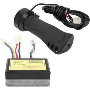 Stall Protection E‑Bike Controller Set, Cable Hand Grip 12V 250W Controller Handlebar, for Electric Bicycle E‑Bike Parts E‑Bike E‑Scooter Parts