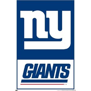 Trends International NFL New York Giants - Logo 21 Wall Poster, 22.37" x 34.00", Unframed Version