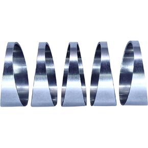 Brand 90 degree 1.75" (44mm) 304 Stainless Steel Pie Cuts (Not Welded) - Laser Cut & Deburred for Custom Exhaust and Fabrication Projects (5pcs)