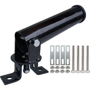 Wall Mount Post Landmine Attachment for Barbell Bar with 360 Degree Rotation, T-bar Row Attachment Landmine Base, Fitness Exercise Equipment Fits 2 Inch Olympic Bars