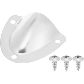 X AUTOHAUX Boat Wire Cover 316 Stainless Steel Transducer Cable Cover Clam Shell Vent Wire Cover