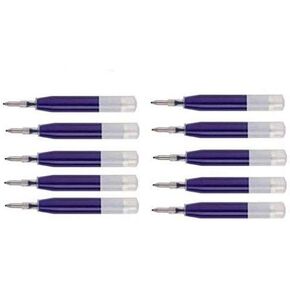 10 Genuine Intrepid Blue Cross ion Gel Ink Refill [Bulk Packing] for Cross Roadster, Vice, Penatia Gelicious, and Matrix Pens (Blue)