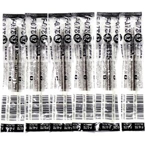 Zebra F-0.7 Black Ink Refill (BR-1B-F-BK), for NuSpiral CC 0.7mm Ballpoint Pen (BA51), × 6 Pack/Total 6 pcs (Japan Import)