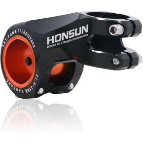 Acekit Aluminum Alloy 31.8mm Bicycle Stem for Road Bike AM XC Mountain Bike with 1 1/8 Steer Tube and 1 1/4 Handlebar