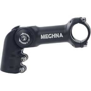 جذع دراجة قابل للتعديل، سبيكة ألومنيوم، 31.8 مم/ 1.25 بوصة لقطر المقود، 28.6 مم/ 1.125 بوصة للشوكة الأمامية، قابل للتعديل 0-120 درجة للدراجات، MTB، BMX، دراجة الطريق، أسود in Kuwait