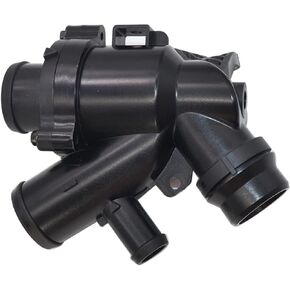 Car Engine Coolant Thermostat Housing Compatible with Land Rover Range Rover 2010-2013 Land Sport LR4 2010-2013 Sport 2016-2022 Compatible with Jaguar F-Type 2014-2015 Replace LR032135