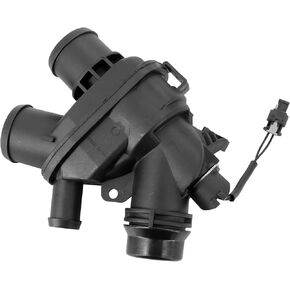 Dokili Thermostat Housing Assembly with Sensor LR117568 AJ813986 Compatible with 2013-2020 Land R.over LR4 Range R.over Jaguar Velar Discovery 3.0L V6 Engine