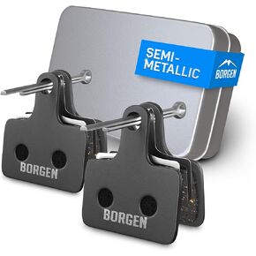 Borgen 2 Pairs Bike Brake Pads, Bicycle Brake Pads Compatible with Shimano K03S Bicycle Brakes Pads Suitable for Ultegra, Dura Ace, BR-RS, XTR, GRX