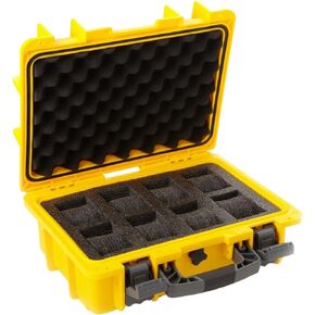 Invicta New 8 Eight Slot Impact Yellow Dive Collector Box Case Dc8yel