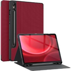 Soke Case for Samsung Galaxy Tab S9 /S9 FE 5G 2023 - Shockproof Stand Folio Case,Multi-Viewing Angles,Soft TPU Back Cover for Galaxy Tab S9 FE 10.9"/S9 11 inch Tablet, Black
