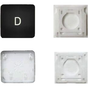 Replacement Individual AP08 Type D Key Cap and Hinges are Applicable for MacBook Pro Model A1425 A1502 A1398 for MacBook Air Model A1369/A1466 A1370/A1465 Keyboard to Replace The D Key Cap and Hinge