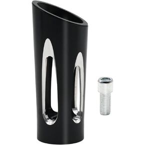 VIKKSAER Motorcycle Shifter Peg CNC Shift Lever, Billet Foot Pegs Replacement for Harley Davidson Sportster/Touring/Dyna/Softail/Fat Boy/Street Glide/Road Glide (Black)