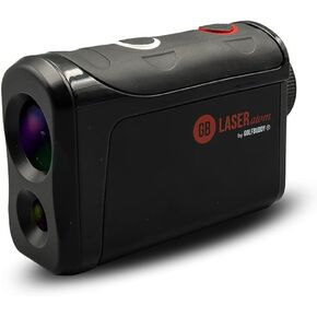 GOLFBUDDY Laser Atom, Sleeker Compact Design, Rechargeable Laser Rangefinder, Luxurious Leather Magnetic Case, Pin Finder with Vibration, 880 Yard Range Finder, Slope Adjusted Distance