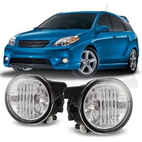 مصابيح الضباب CPW متوافقة مع [2003 2004 2005 2006 2007 2008 Toyota Matrix/Pontiac Vibe] مصابيح الضباب للقيادة + مفتاح + مجموعة أسلاك in Kuwait