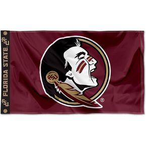 College Flags & Banners Co. Florida State FSU Noles Printed Header 3x5 Foot Banner Flag