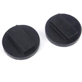 Partol Jack Pad Adapter Universal for BMW & Mini, Square Polyurethane Jack Pad Frame Rail Protector for Jack Stand Jack Block - Black, 2 Pack