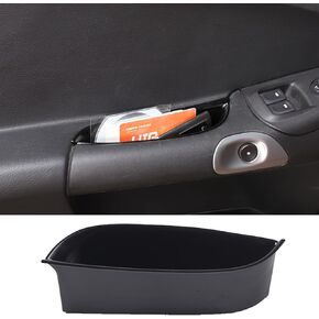 Door Armrest Storage Box Tray Fit for Corvette C6 2005-2013 Inner Accessories, ABS Interior Car Door Side Armrest Storage Box Tray Trim