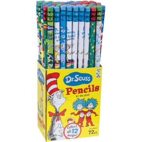 Raymond Geddes 69743 Dr. Seuss Assorted Number 2 Pencils For Kids (Pack of 72)