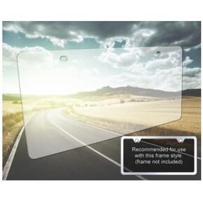 Clear Plexiglass Cover with 2 Holes