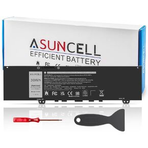 ASUNCELL 38Wh F62G0 Battery for Dell Inspiron 13 7000 7373 7386 2 in 1 Series Vostro 13 5000 5370 13-5370 P83G P87G P91G Series F62GO 39DY5 RPJC3