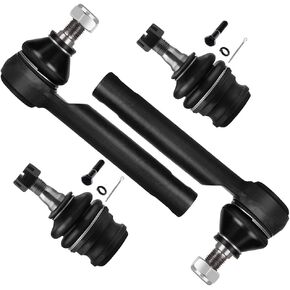 SCITOO 4pcs Front Suspension Kit Outer Tie Rod End Lower Ball Joint Fit For Subaru Baja Forester Impreza Legacy Outback Xv Crosstrek