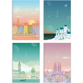 SEOUL IN MY BAG Cute Notebook- 56p each, 6.7"x9.8", 4 Count in Kuwait