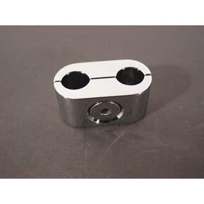V-Twin 31-9942 Chrome Dual Throttle Cable Separator Clamp