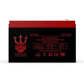 Neptune Brand NT1270 12v 7ah Replacement SLA Battery for Yuasa NP7-12 12V/7Ah