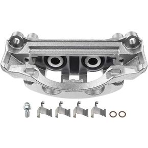 A-Premium Disc Brake Caliper Assembly with Bracket Compatible with Select Chevy and GMC Models - Silverado 2500 HD/3500 HD/Sierra 2500 HD/3500 HD 2011-2019, Suburban (3500 HD) 2016-2019 - Rear Driver