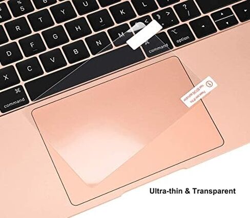 [2PCS] Trackpad Protector Skin for 2021 2020 MacBook Air 13 Inch A2337 M1 A2179 A1932 Touch Pad Cover Skin Anti-Scratch Anti-Water for MacBook Air 13 Inch A2337 A2179 A1932 Touch ID Accessories, Clear in Kuwait