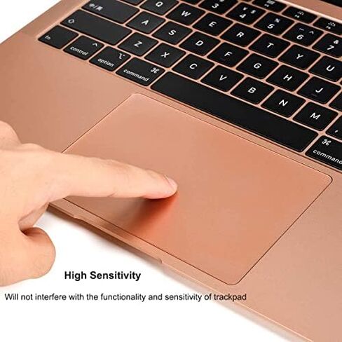 [2PCS] Trackpad Protector Skin for 2021 2020 MacBook Air 13 Inch A2337 M1 A2179 A1932 Touch Pad Cover Skin Anti-Scratch Anti-Water for MacBook Air 13 Inch A2337 A2179 A1932 Touch ID Accessories, Clear in Kuwait