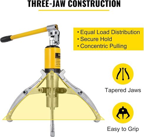 ماكينة سحب تروس هيدروليكية 10 طن من Mohorn قابلة للتعديل 3 فكي محمل سحب فاصل 3 في 1 مضخة أنبوب زيت آلة رسم أداة إزالة محور العجلة in Kuwait