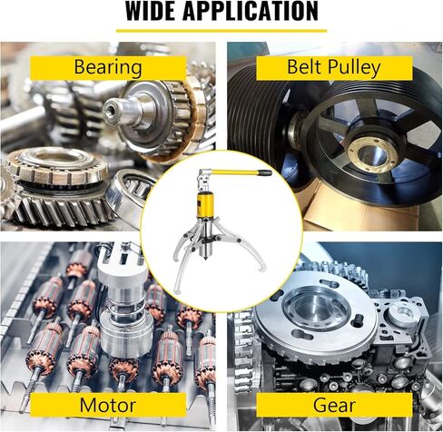 ماكينة سحب تروس هيدروليكية 10 طن من Mohorn قابلة للتعديل 3 فكي محمل سحب فاصل 3 في 1 مضخة أنبوب زيت آلة رسم أداة إزالة محور العجلة in Kuwait