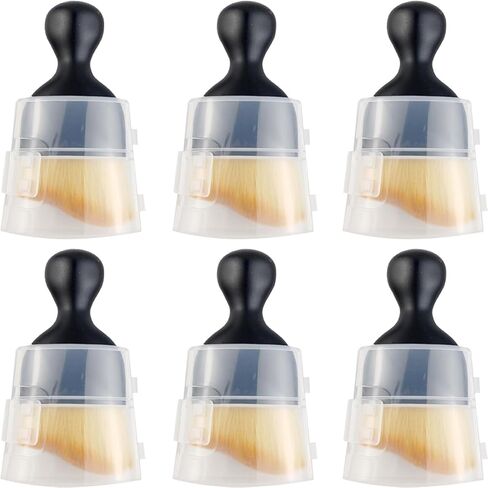 6PCS Car Interior Cleaning Tool Brush with Cover,Car Brush Car Detailing Brushes Interior Duster,Auto Interior Soft Bristles Cleaning Car Detailing Brush Dusting Tools,Scratch Free in Saudi Arabia