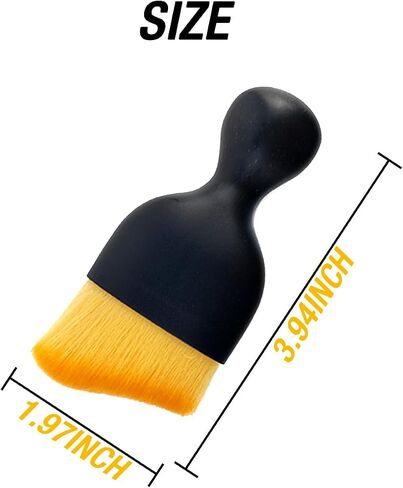 6PCS Car Interior Cleaning Tool Brush with Cover,Car Brush Car Detailing Brushes Interior Duster,Auto Interior Soft Bristles Cleaning Car Detailing Brush Dusting Tools,Scratch Free in Saudi Arabia