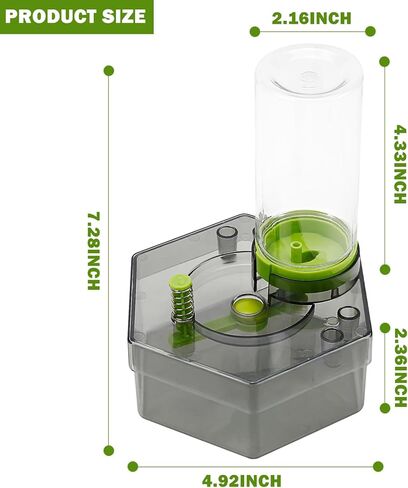 Brush Rinser, Painting Brush Washer & Flusher with Drain, Painting Water Dispenser, Art Brush Cleaner Machine, Running Water Cycle Paintbrush Rinse Cup for Acrylic Paint Brushes Set Supplies in Kuwait