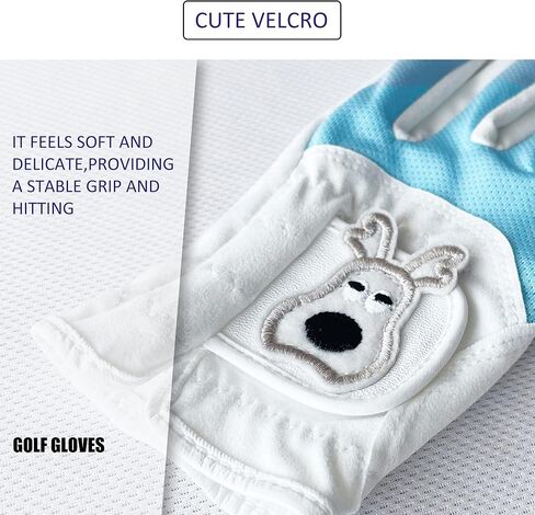 قفازات ياماتو للجولف للأطفال الصغار الصغار والأولاد والبنات زوج واحد من قفازات الجولف الاصطناعية المصنوعة من الألياف الدقيقة القابلة للتنفس لليد اليسرى واليمنى لعمر 4-13 سنة، هدية رائعة للجولف للأطفال in Kuwait