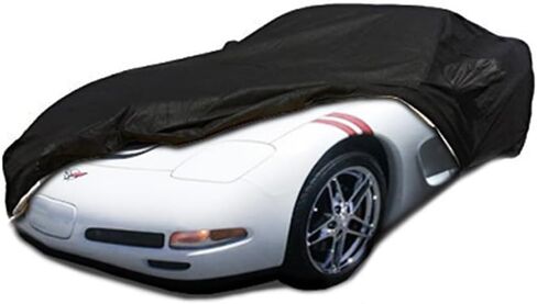 CarsCover مخصص صالح C5 1996-2004 تشيفي كورفيت غطاء سيارة لمدة 5 طبقة الثقيلة مقاوم للماء أسود Ultrashield in Saudi Arabia