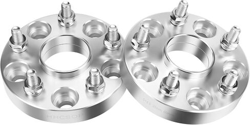 25mm 5x4.5 Wheel Spacers Compatible with Lexus ES300 330 350, GS300 350 430 450, IS250 300 350, LS400 430, Toyota Tacoma Camry Highlander, 2PCS 1" 5x114.3 Wheel Adapter with 12x1.5 Studs & Bore 60.1mm in Saudi Arabia