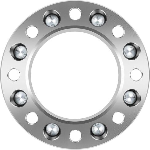 فواصل عجلة ECCPP 4X 8 8x165.1 2 بوصة 8x6.5 إلى 8x6.5 126.15 مم HB مع 14x1.5 مناسبة لسييرا 1500 HD لسييرا 2500 HD لسييرا 3500 HD 1999-2010 in Saudi Arabia
