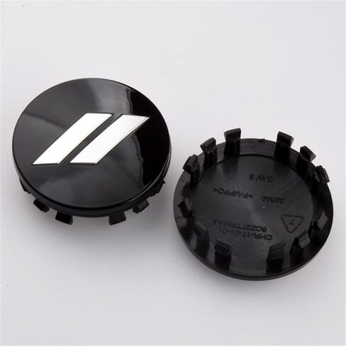New Custom 4PCS 2 1/2 Inches 63mm // Slants Car Plastic Hub Wheel Center Cap Hubcaps Fit for Charger Challenger 2017-2019 with 20 Inch Wheels 6CZ27DX8AA (black red) in Kuwait