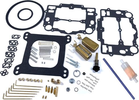 Carburetor Rebuild Kit For EDELBROCK # 1477 1400 1404 1405 1406 1407 1409 1411 Fits all Automotive 500 600 650 700 750 & 800 CFM Marine carburetor Mercruiser kit # 809064 Carter 9000 series in Kuwait